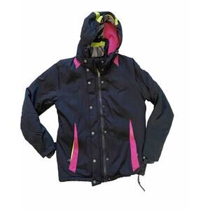 Killtec Jacket Womens Size 12 Waterproof Ski Snow Outdoors Pink & Black Coat